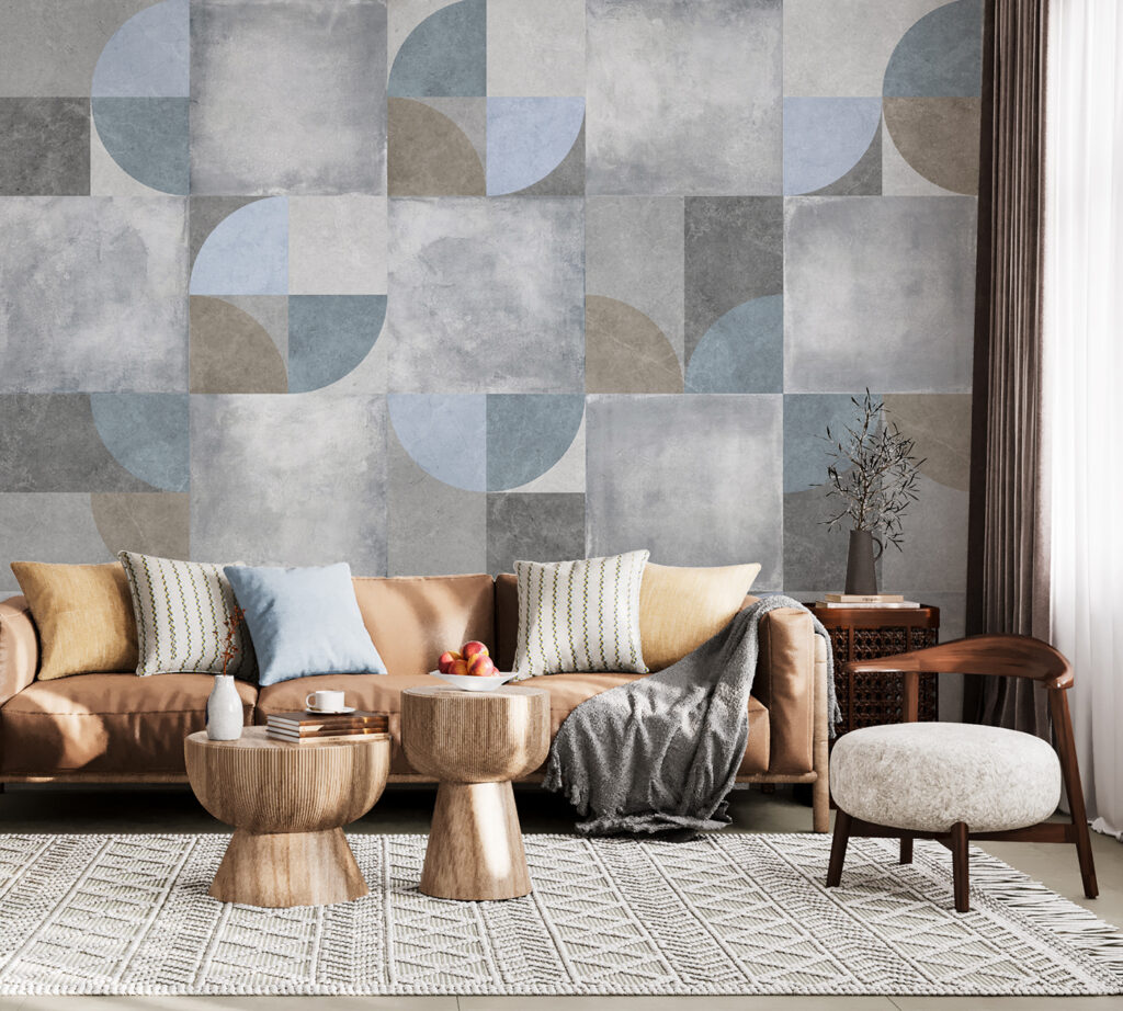 Quadrate und Viertelkreise — Interieur 4