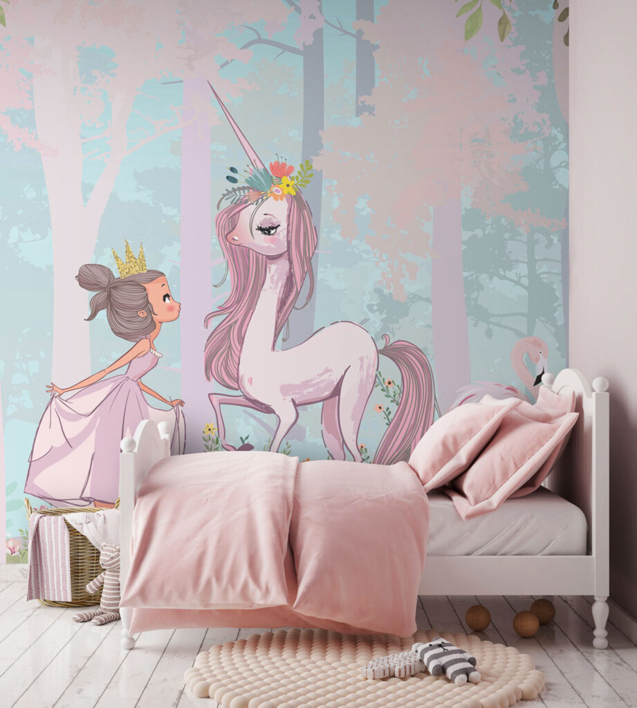 Mädchen mit Einhorn — Interieur 2