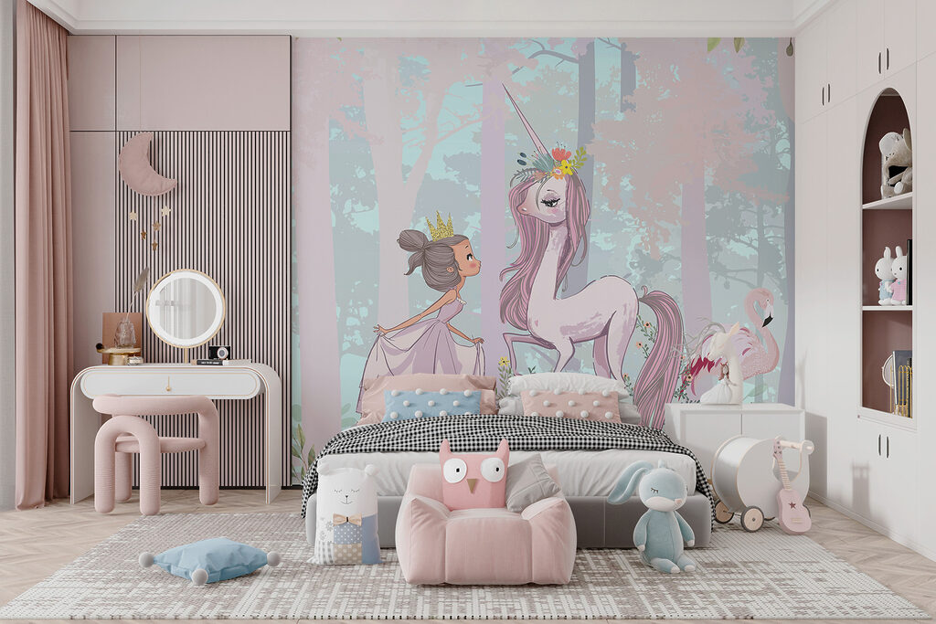 Mädchen mit Einhorn — Interieur 4