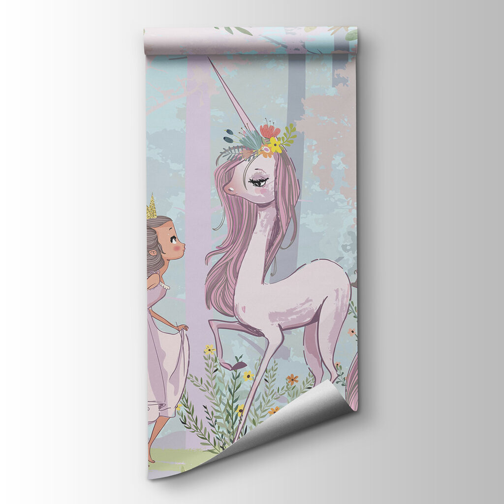 Mädchen mit Einhorn — Produktansicht