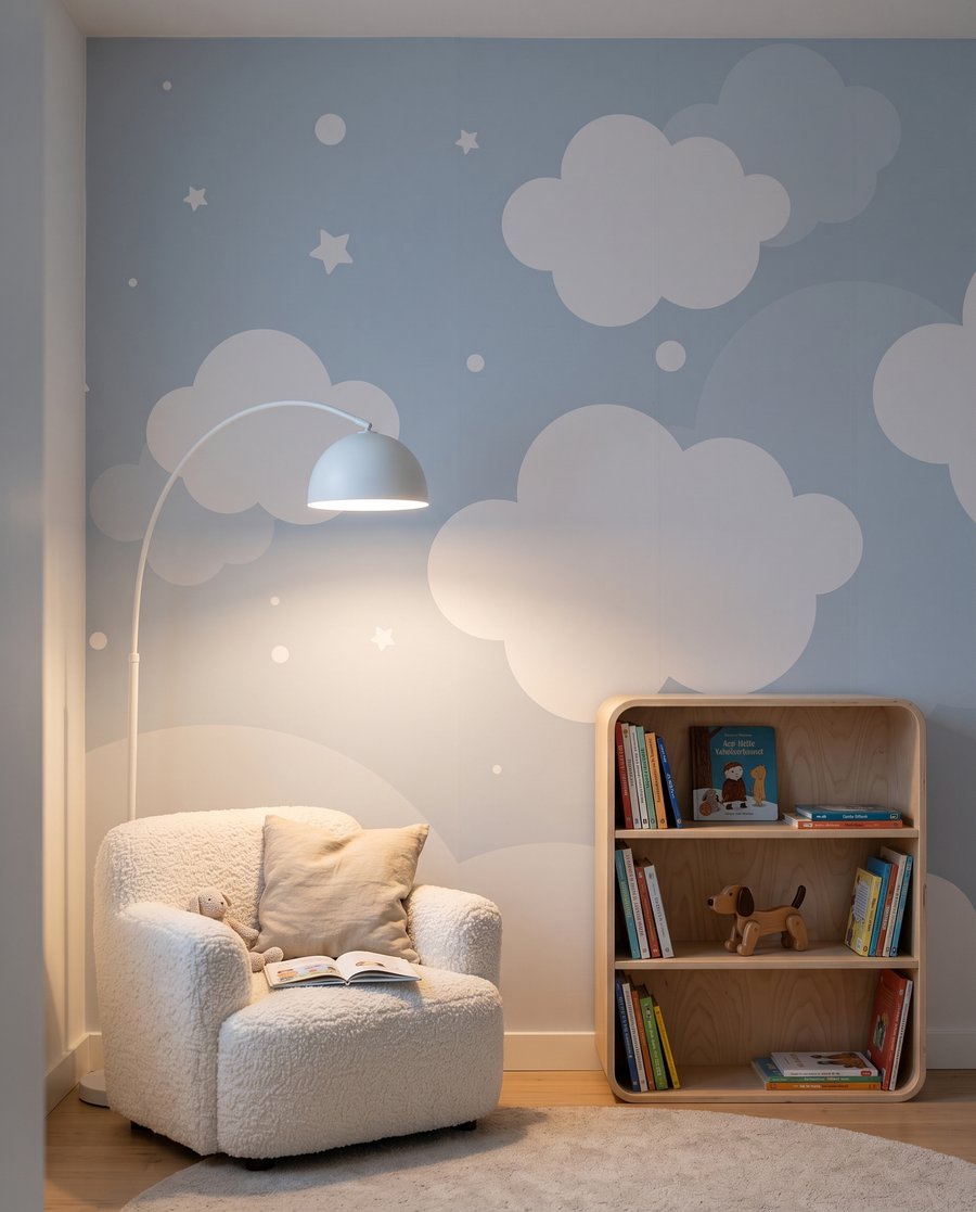Mond zwischen blauen Wölkchen — Interieur 4