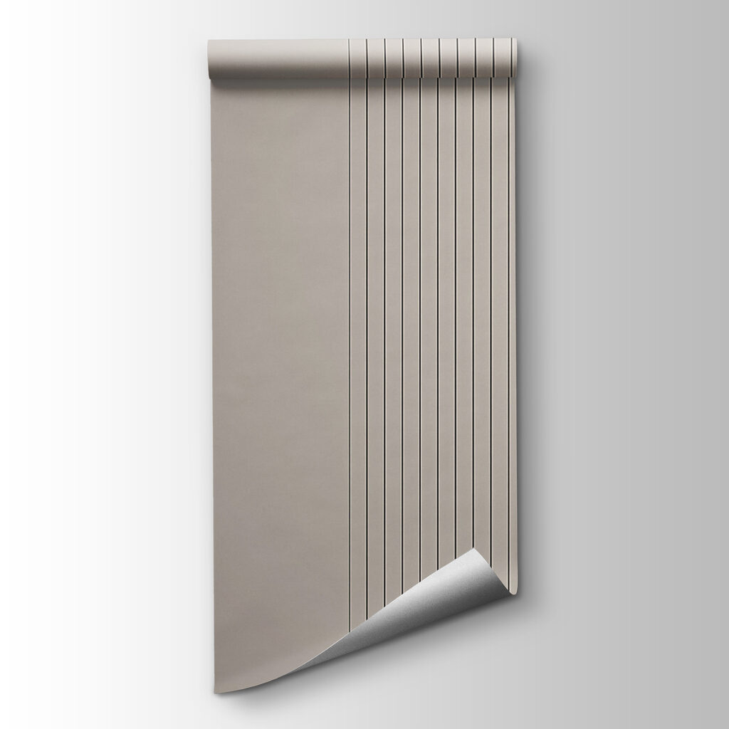 Ruhige Bahnen in Taupe — Produktansicht