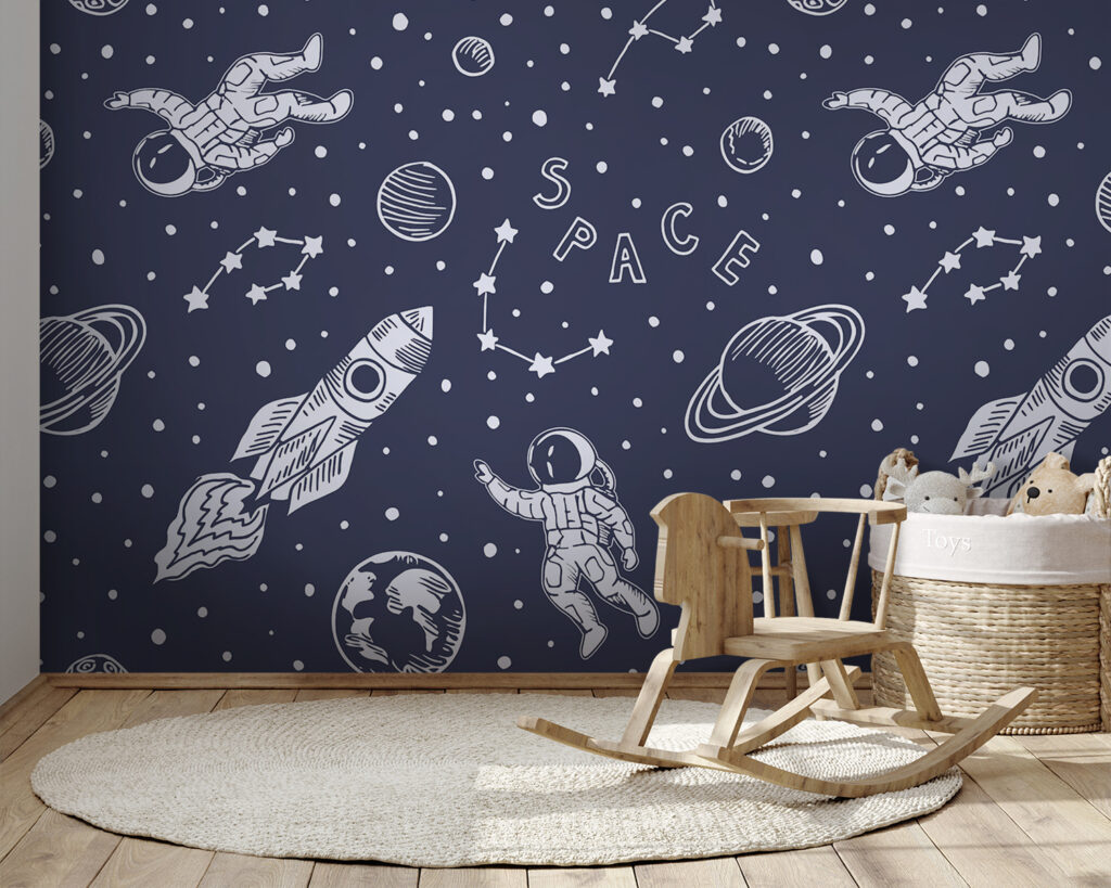 Astronauten und Raketen — Interieur 1