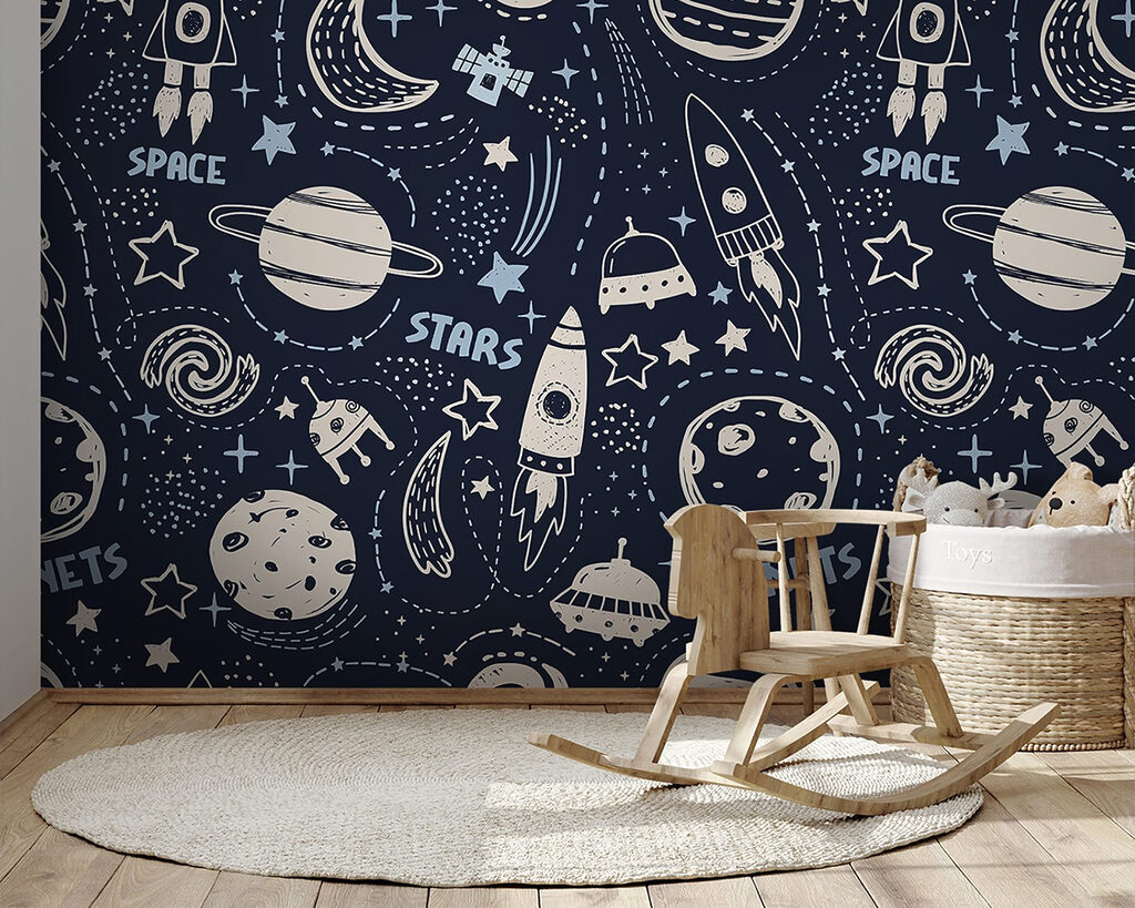 Raketen und Schriftzüge — Interieur 2