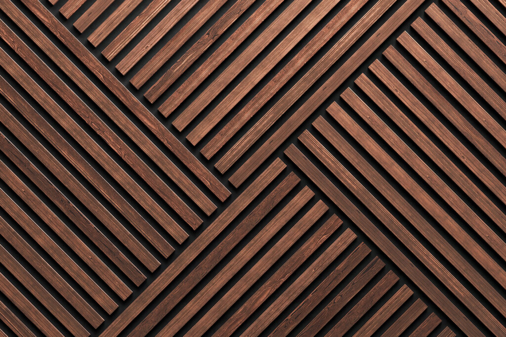 Holzlatten mit schwarzen Linien — ganzes Design
