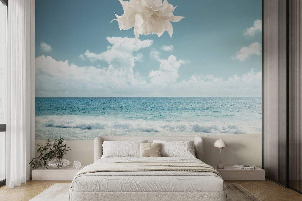 Klarer Tag am Meer in einem Interieur