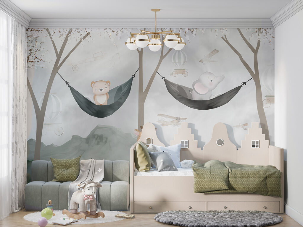 Waldfreunde in Hängematten — Interieur 2