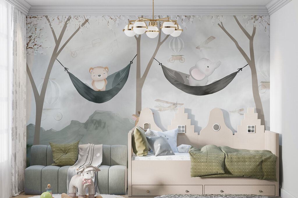 Waldfreunde in Hängematten — Interieur 4