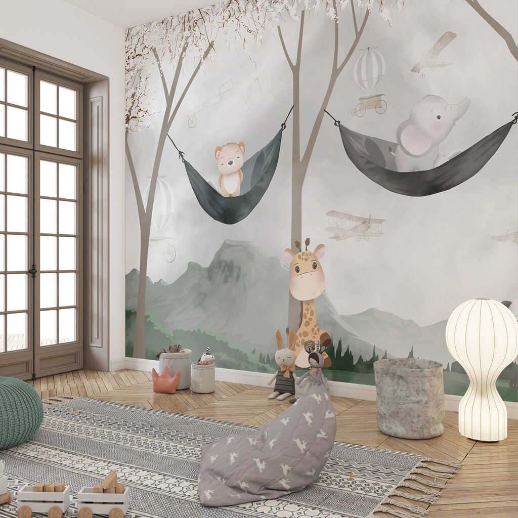 Waldfreunde in Hängematten — Interieur 5
