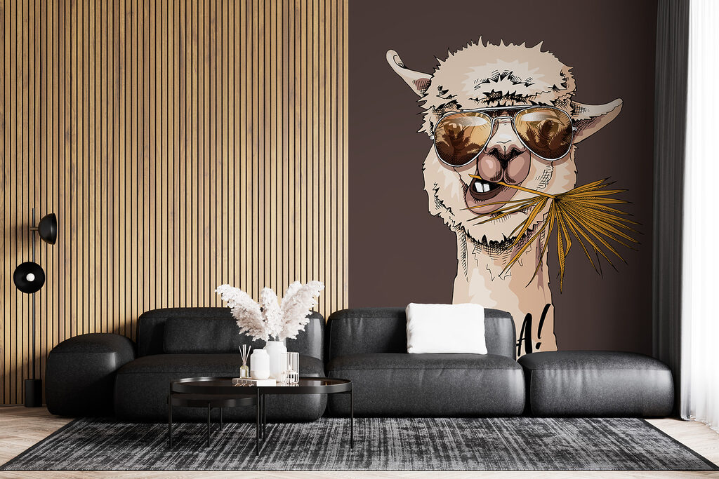 Lama mit Sonnenbrille — Interieur 4