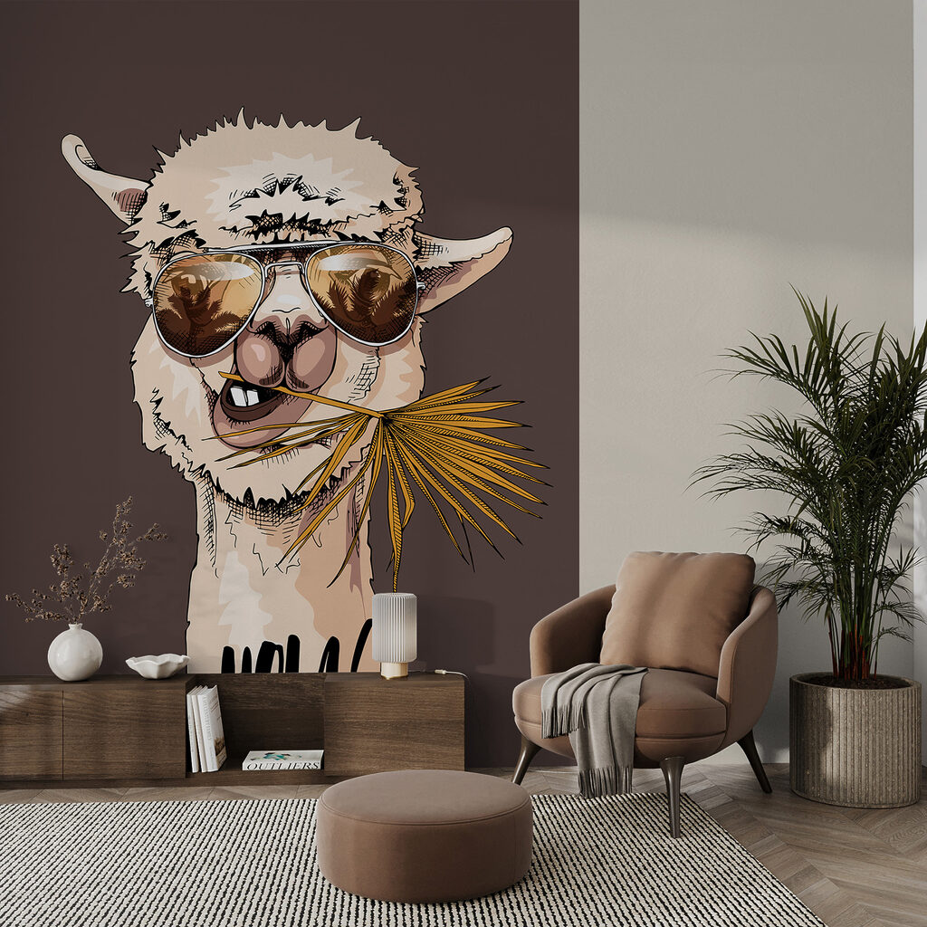 Lama mit Sonnenbrille — Interieur 5