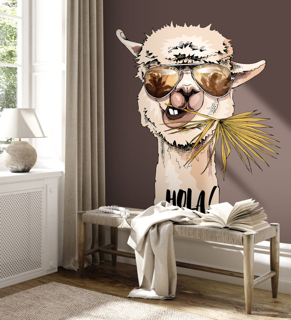 Lama mit Sonnenbrille — Interieur 3