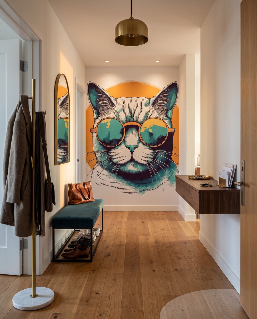 Katze mit Sonnenbrille — Interieur 4