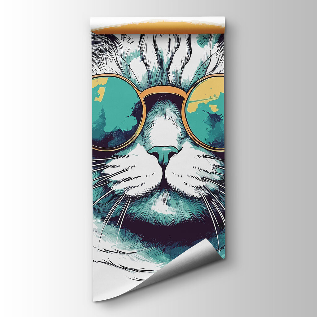 Katze mit Sonnenbrille — Produktansicht
