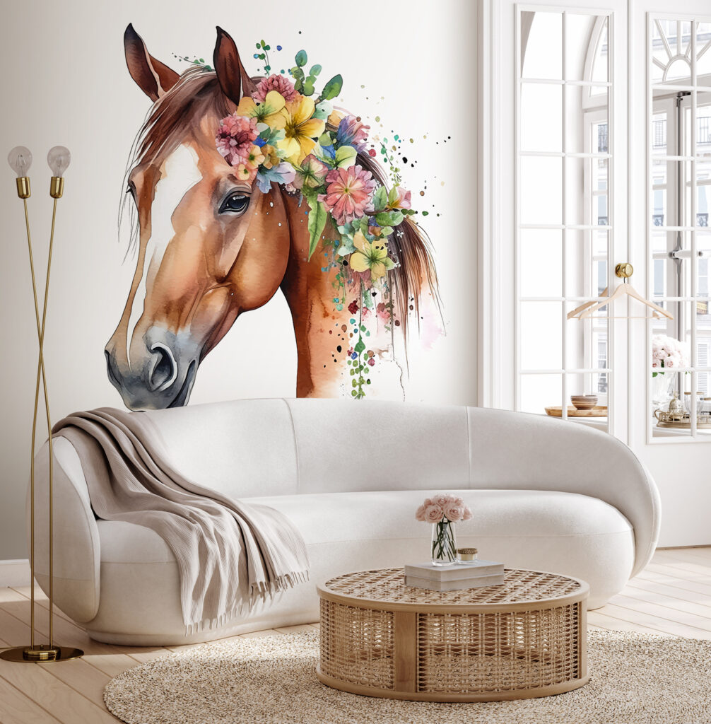 Pferd mit Blumenmähne — Interieur 3