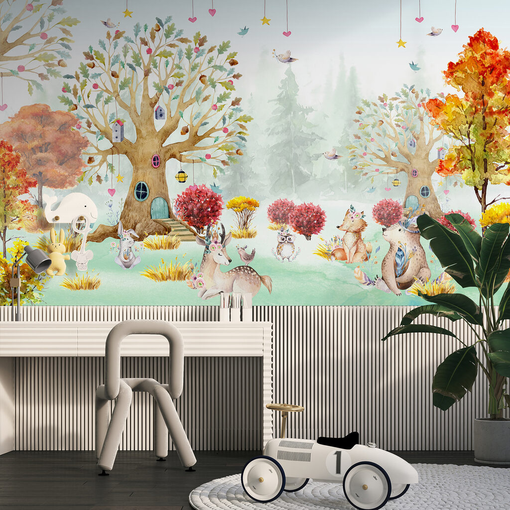 Baumhaus im Herbstwald — Interieur 5
