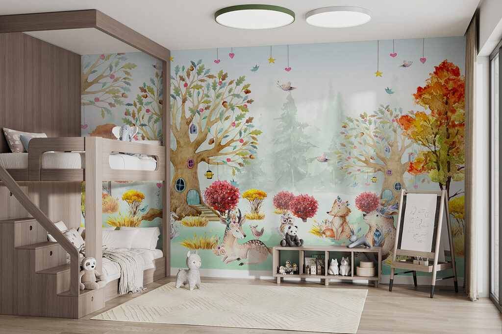 Baumhaus im Herbstwald — Interieur 6