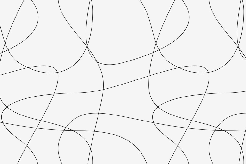 Frei schweifende Linien — ganzes Design