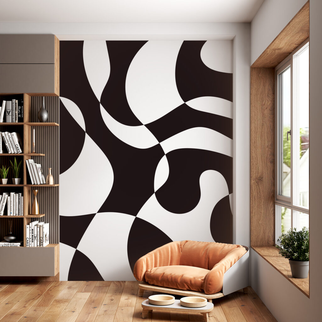 Runde Formen im Wechsel in einem Interieur