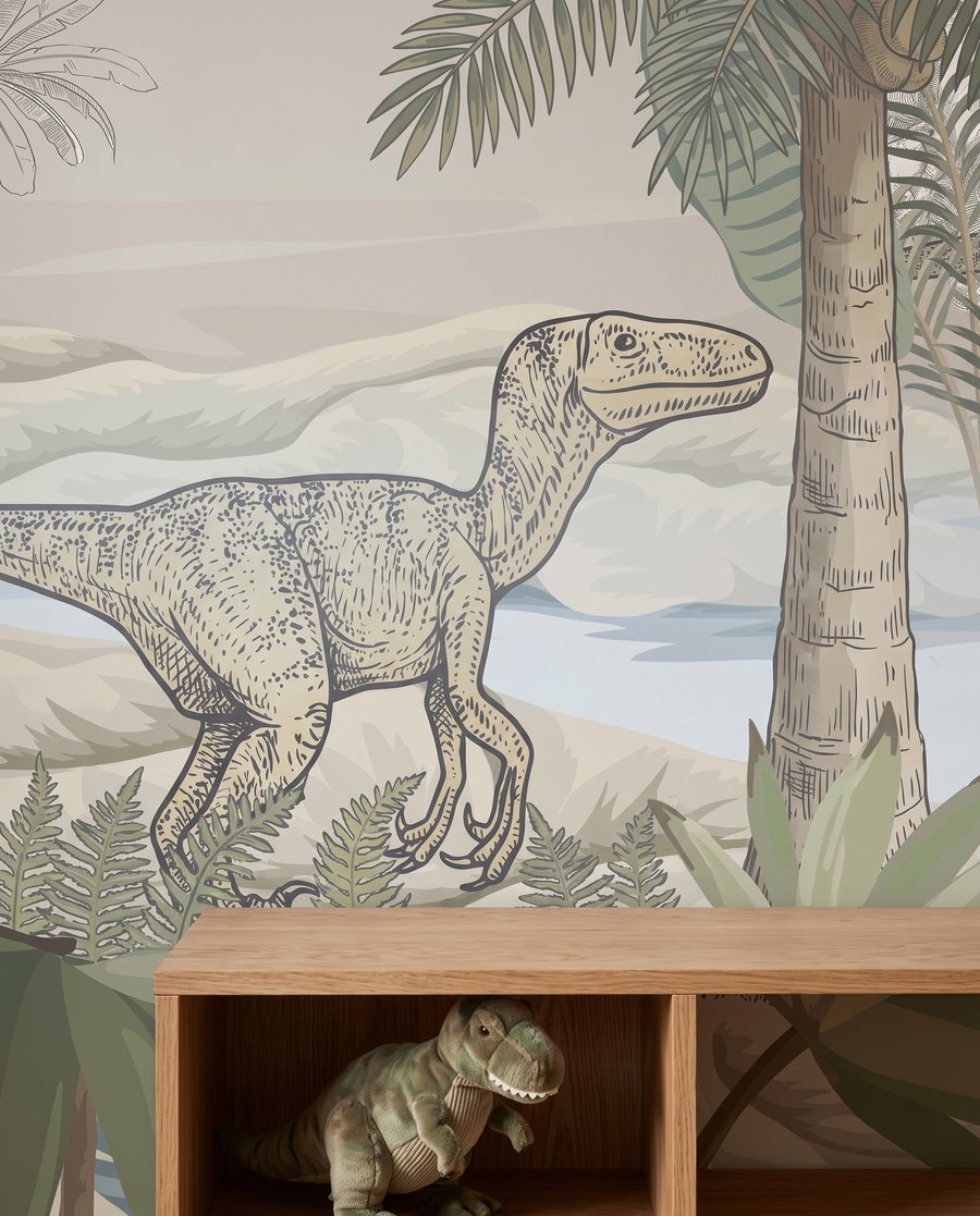 Dinosaurier am Waldteich — Detail