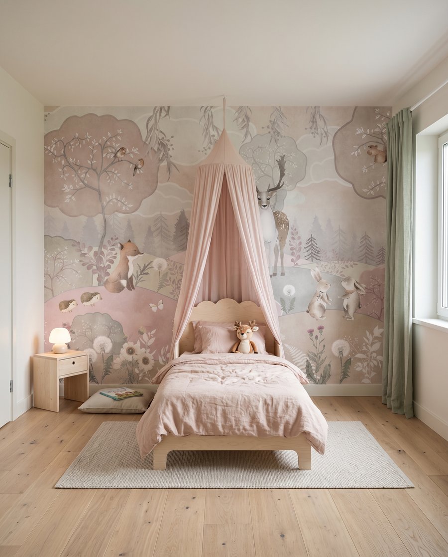 Tiere in rosa Hügeln — Interieur 2