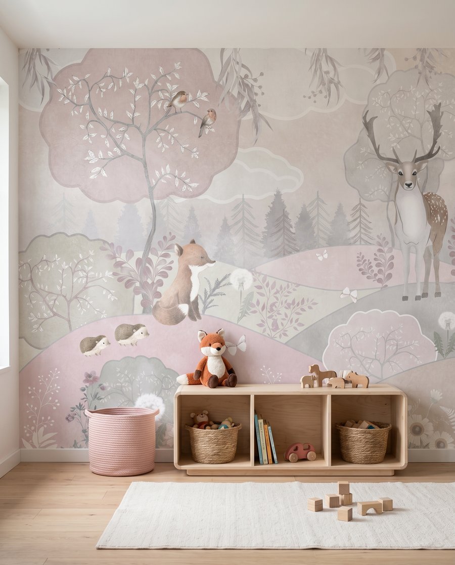 Tiere in rosa Hügeln — Interieur 6