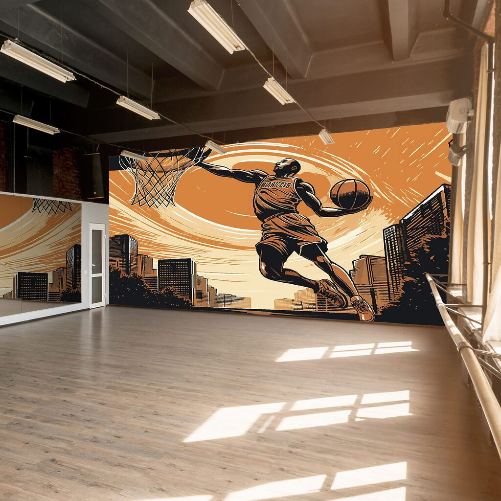 Sprung zum Korb — Interieur 2