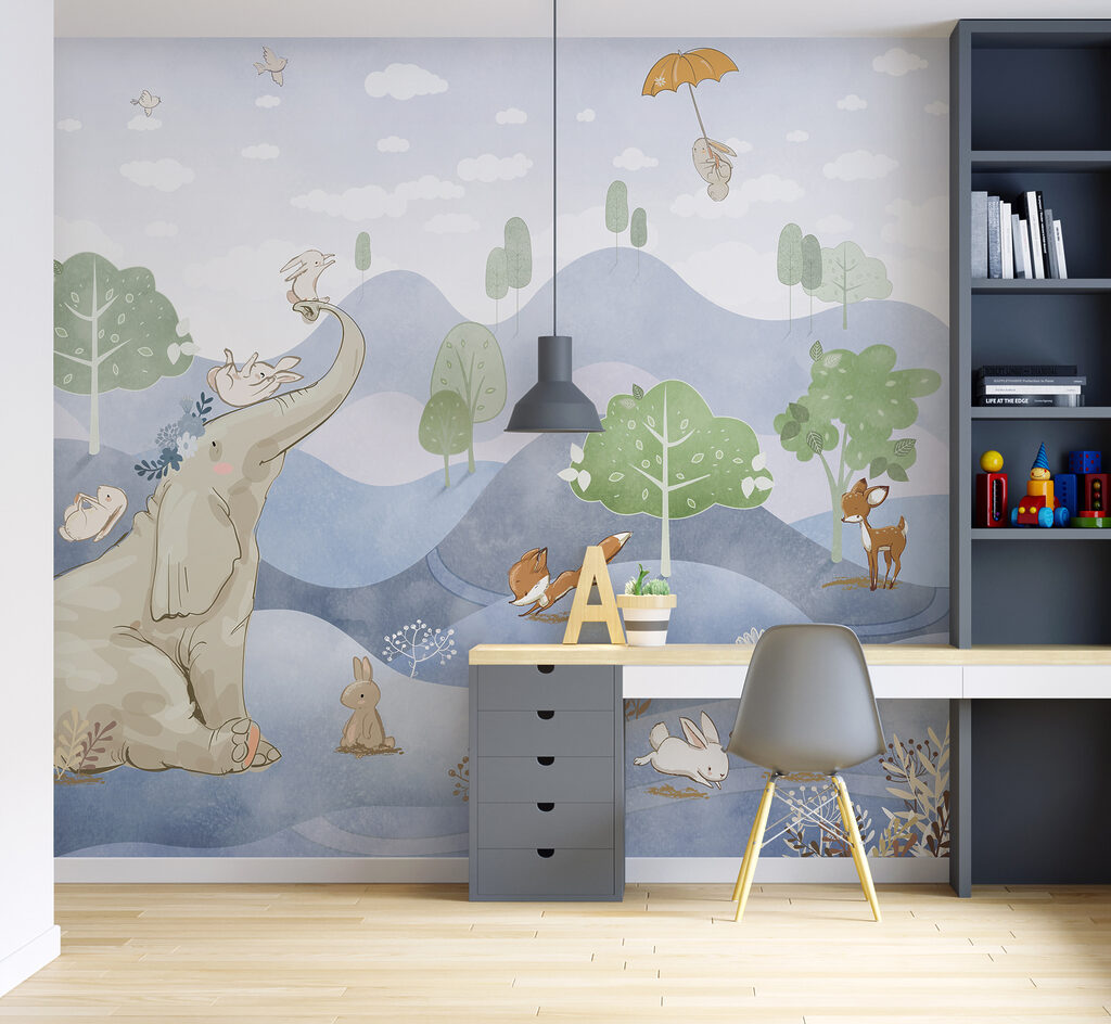 Kaninchen im Hügelland — Interieur 2