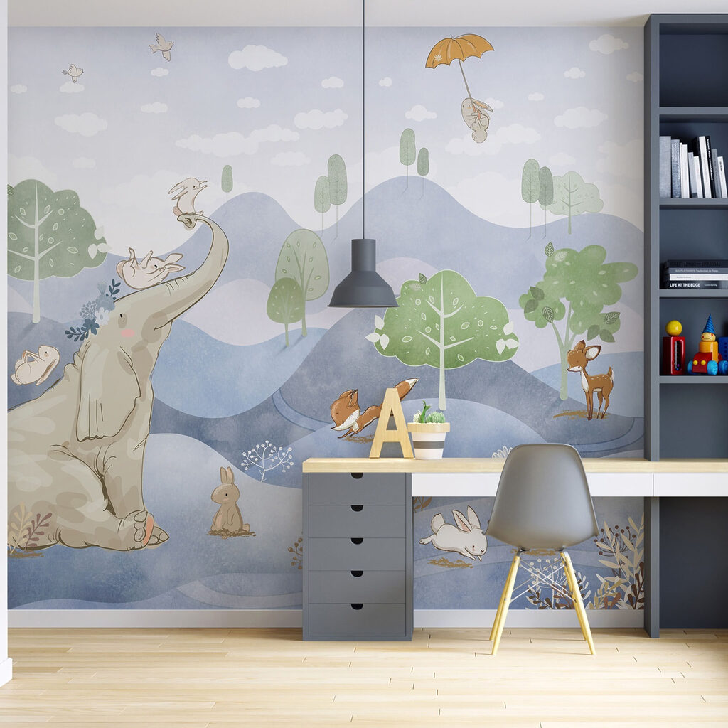 Kaninchen im Hügelland — Interieur 4