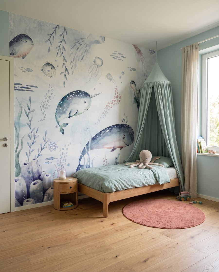 Meerestiere in sanften Farben — Interieur 2