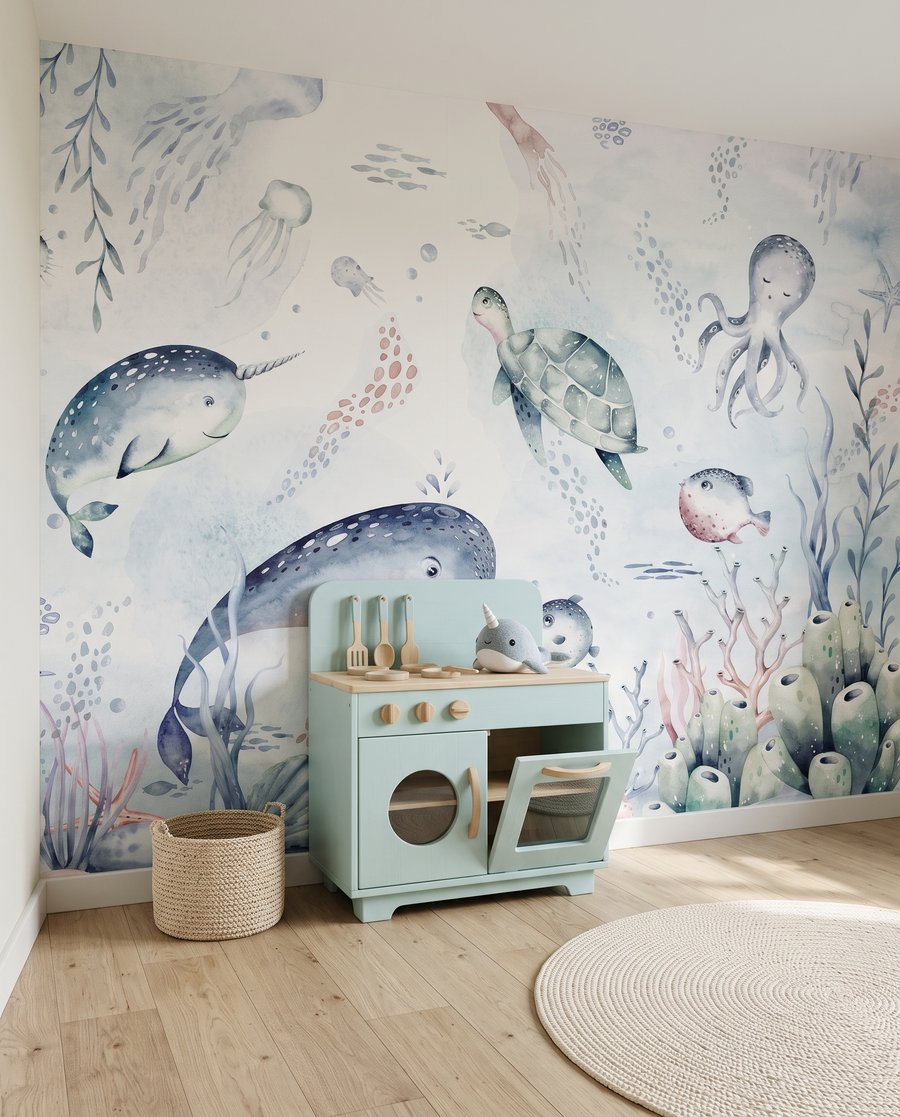 Meerestiere in sanften Farben — Interieur 5