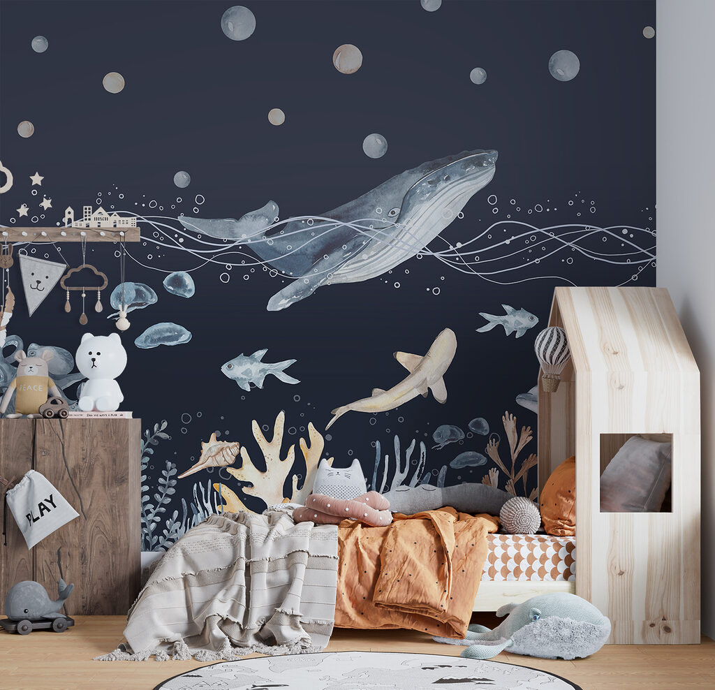 Wal über dem Korallengarten — Interieur 2