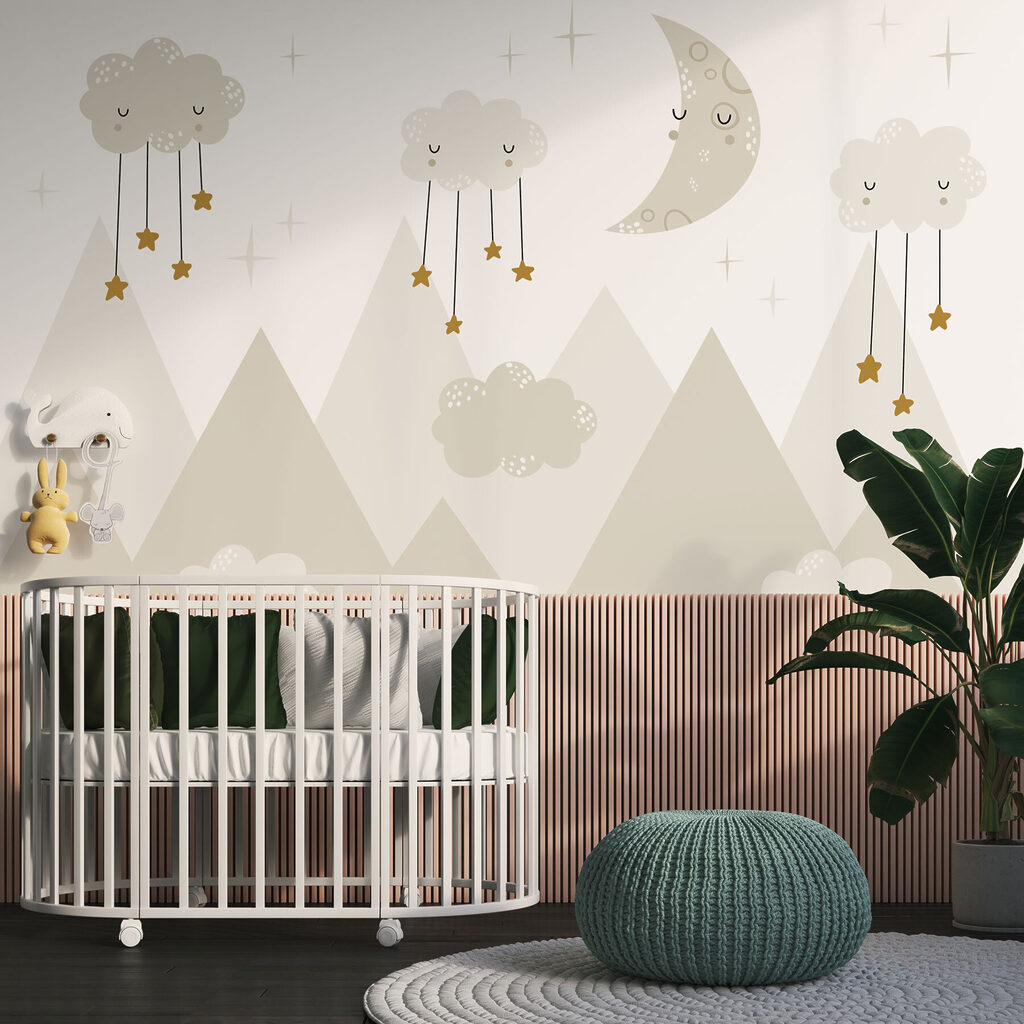 Mond über hellen Bergen — Interieur 2