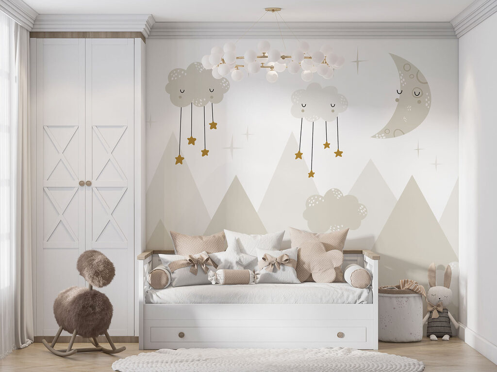 Mond über hellen Bergen — Interieur 3