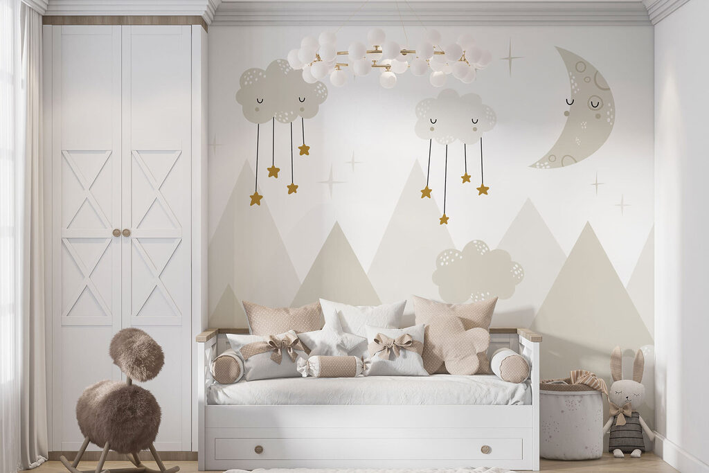 Mond über hellen Bergen — Interieur 5