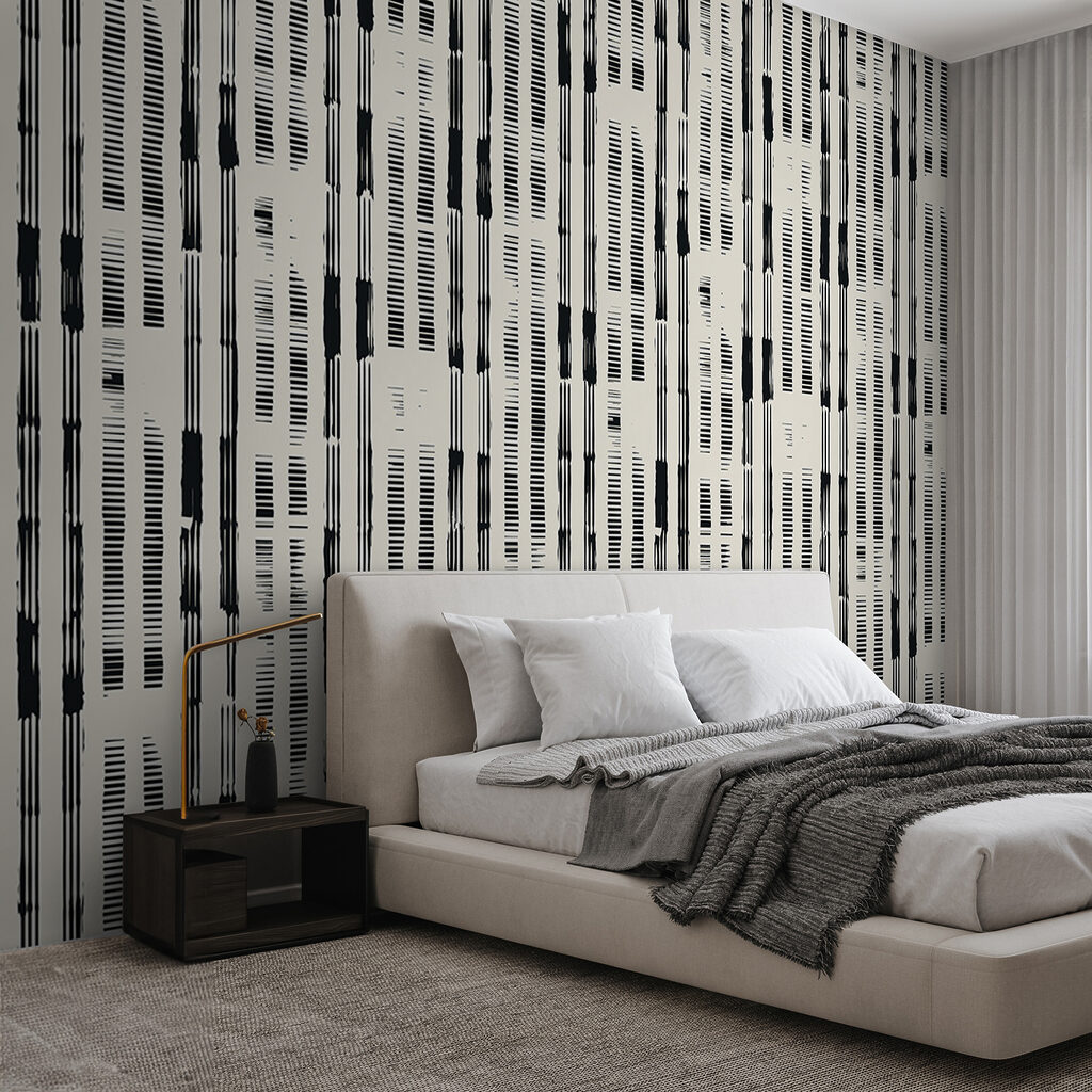 Patinierte Streifen in einem Interieur