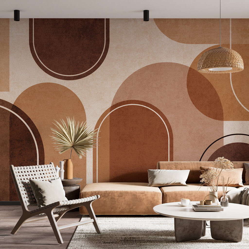 Zusammenspiel der Bögen in einem Interieur