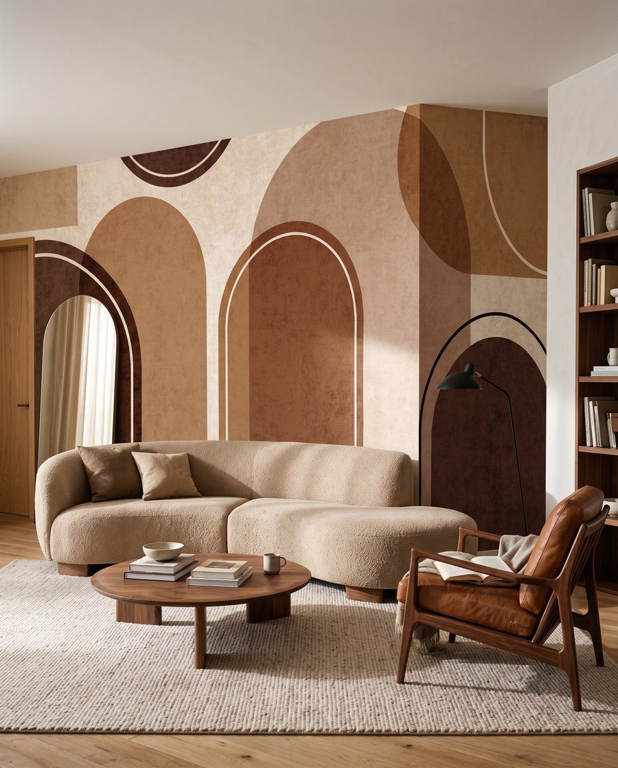 Zusammenspiel der Bögen in einem Interieur
