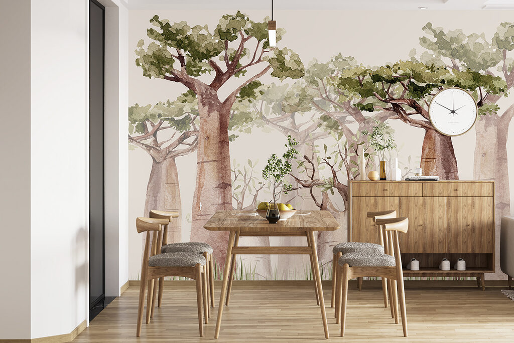Hohe Bäume im Dunst — Interieur 2