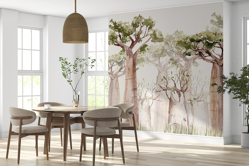 Hohe Bäume im Dunst — Interieur 3