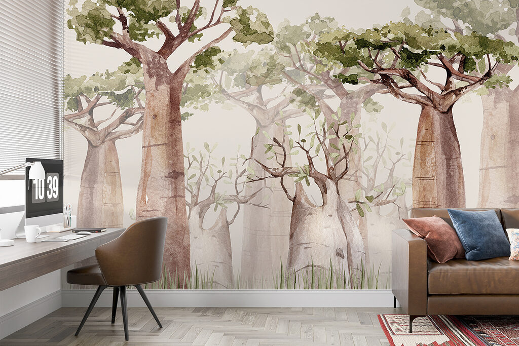 Hohe Bäume im Dunst — Interieur 4