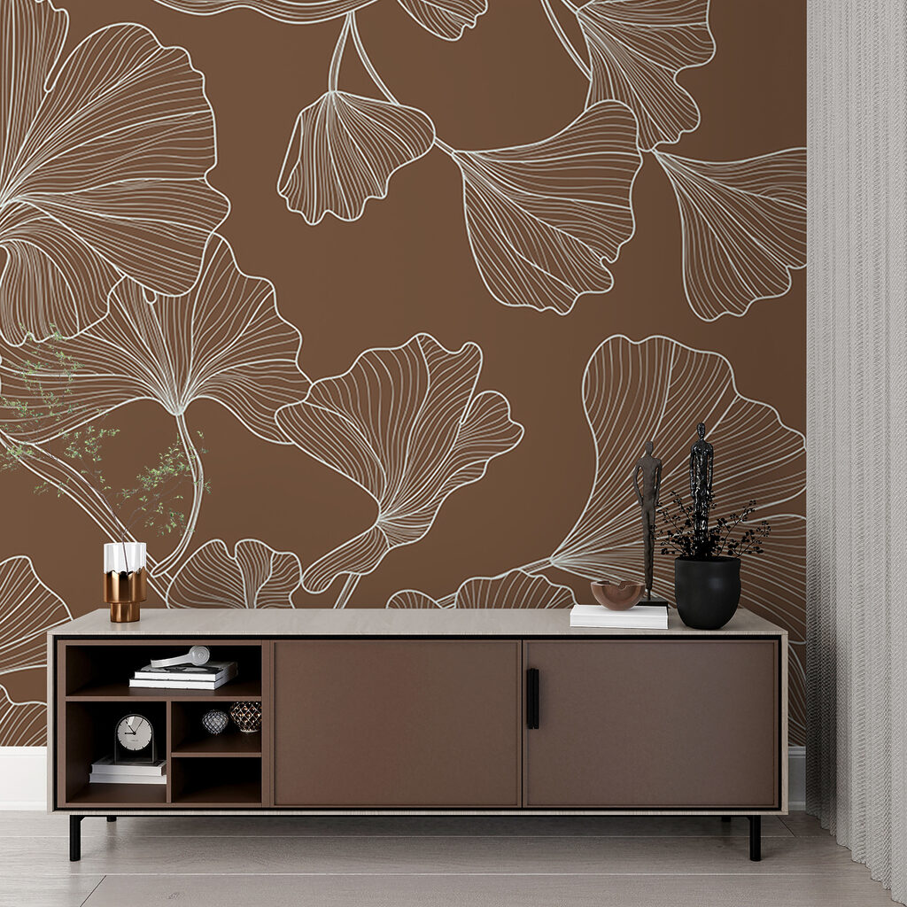 Fächerblätter in Konturen — Interieur 2