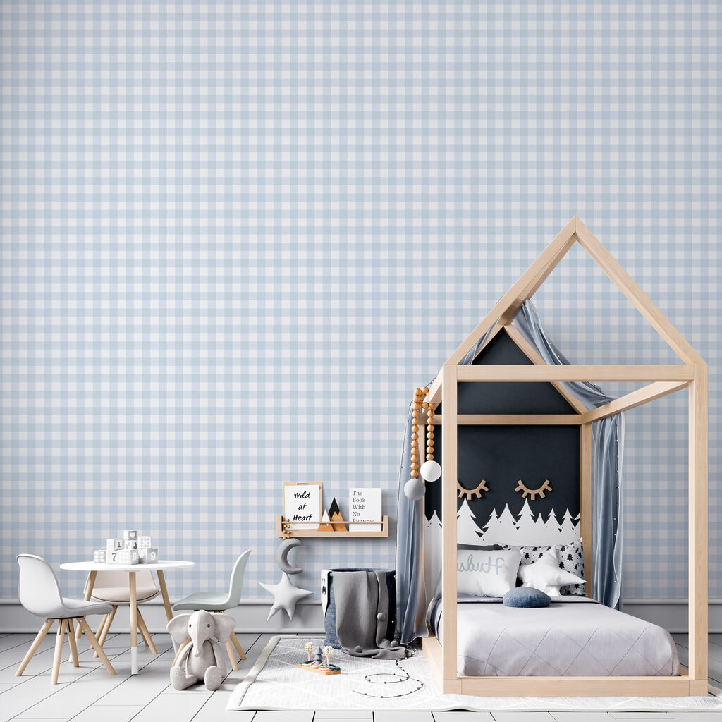 Kleine Karos in Pastell — Interieur 2