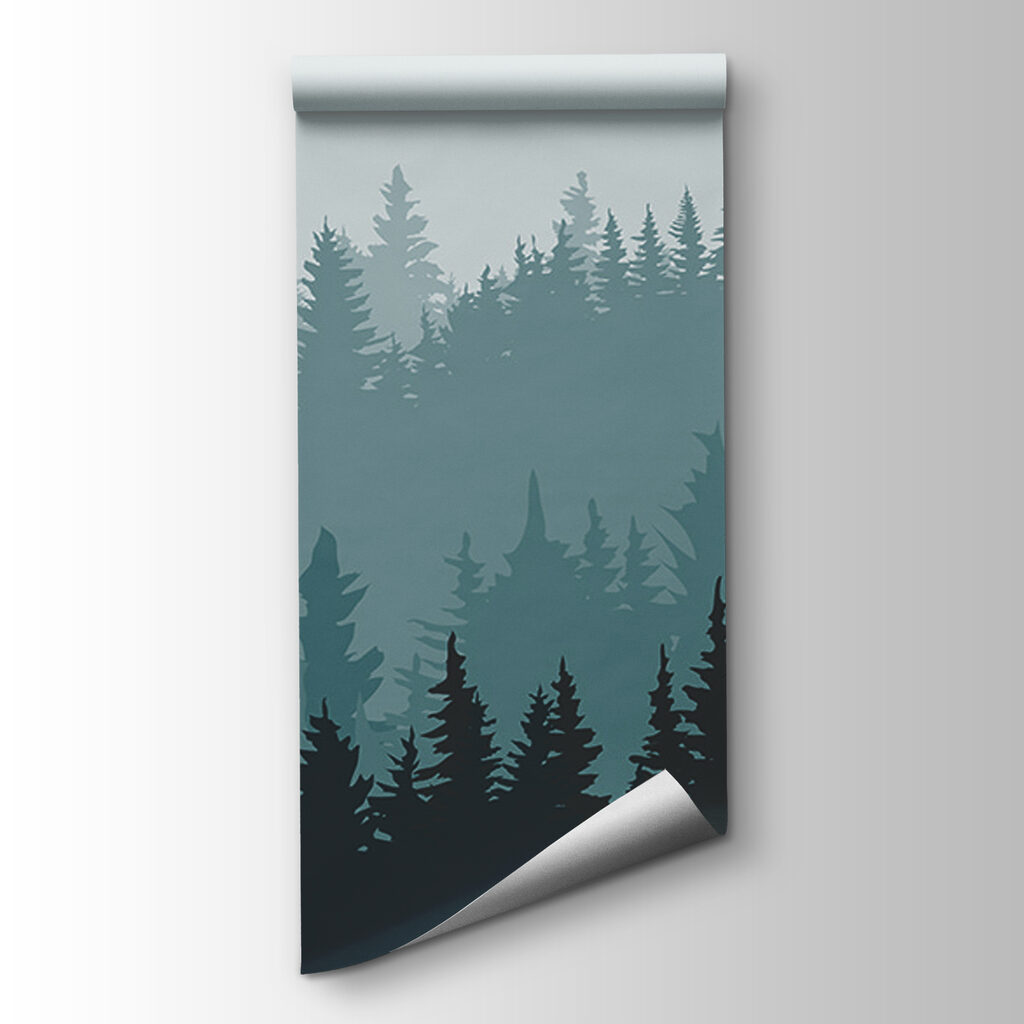 Weite Waldlandschaft — Produktansicht