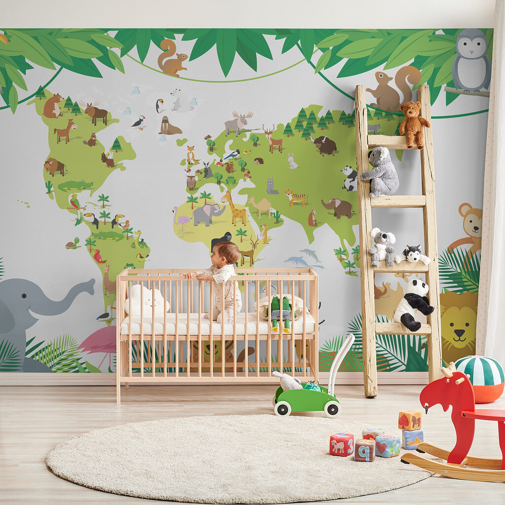 Weltkarte der Tiere — Interieur 1