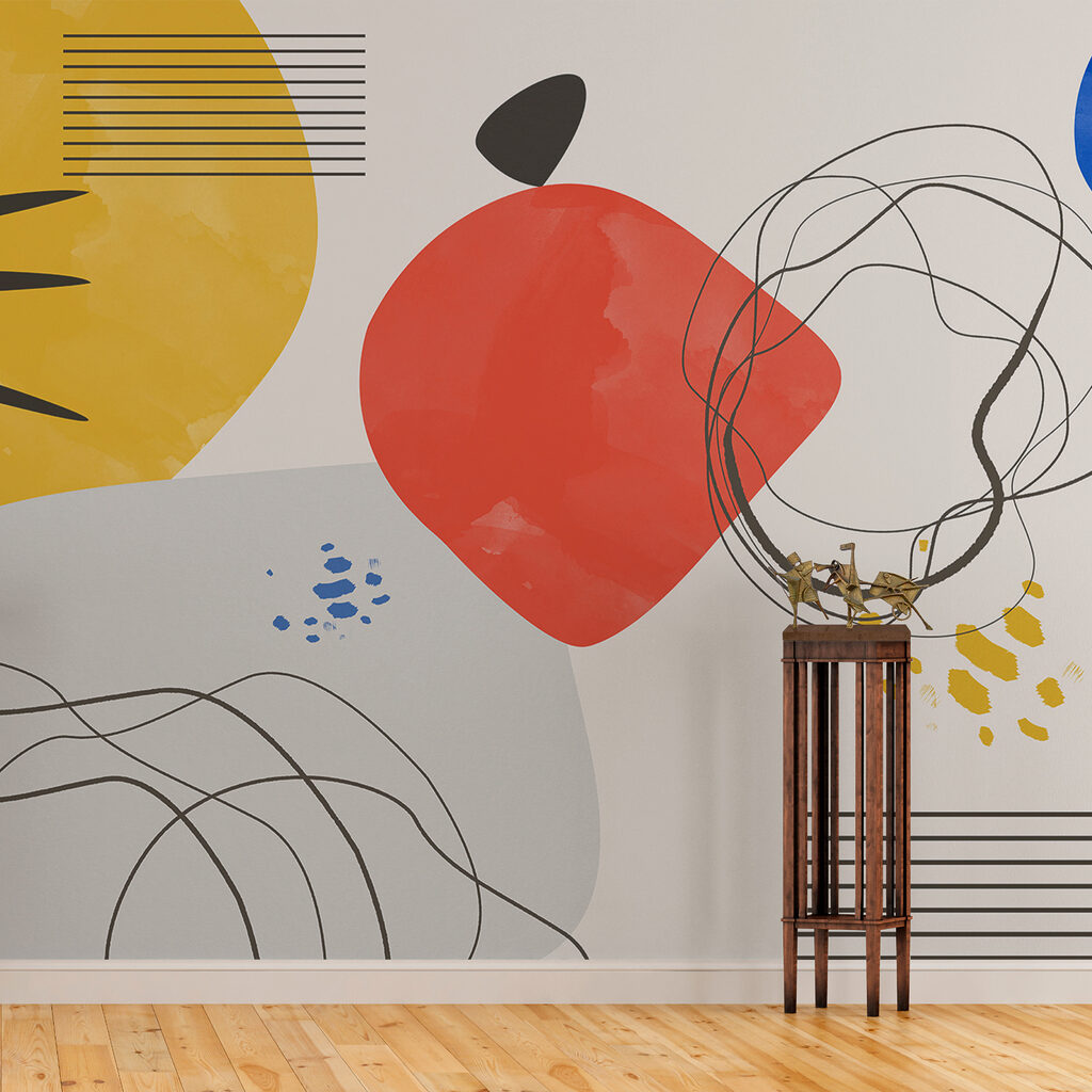 Farbflächen und Linien — Interieur 1