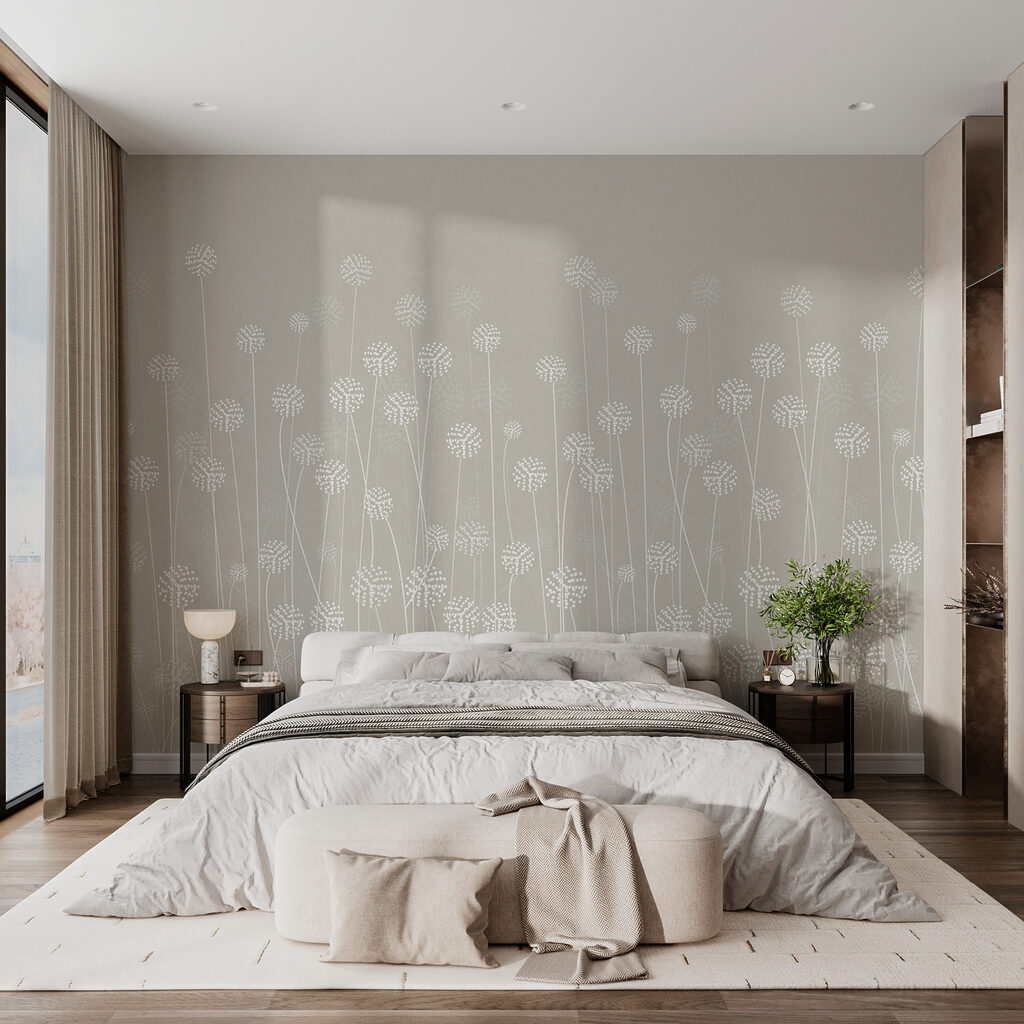 Blütenköpfchen an zarten Stielen — Interieur 1