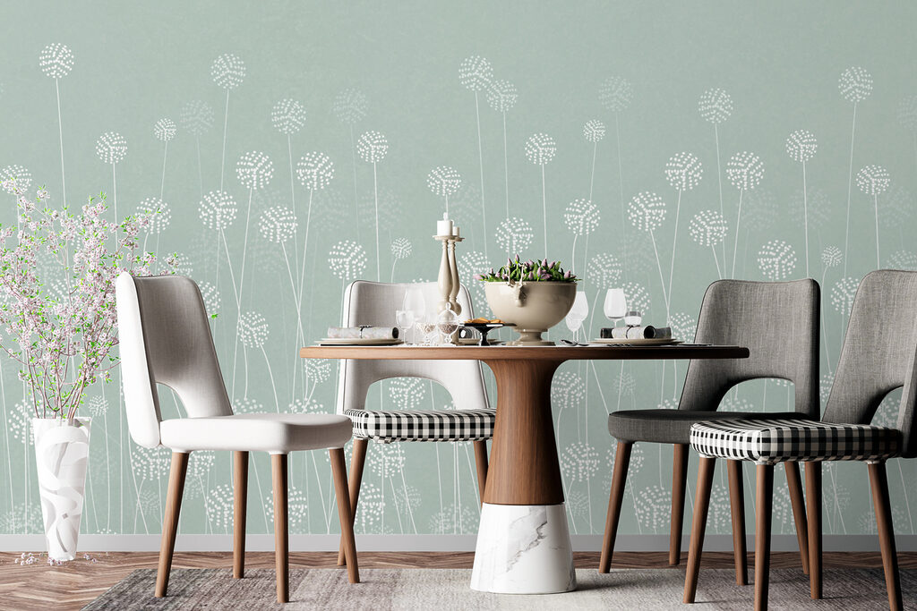 Blütenköpfchen an zarten Stielen — Interieur 2