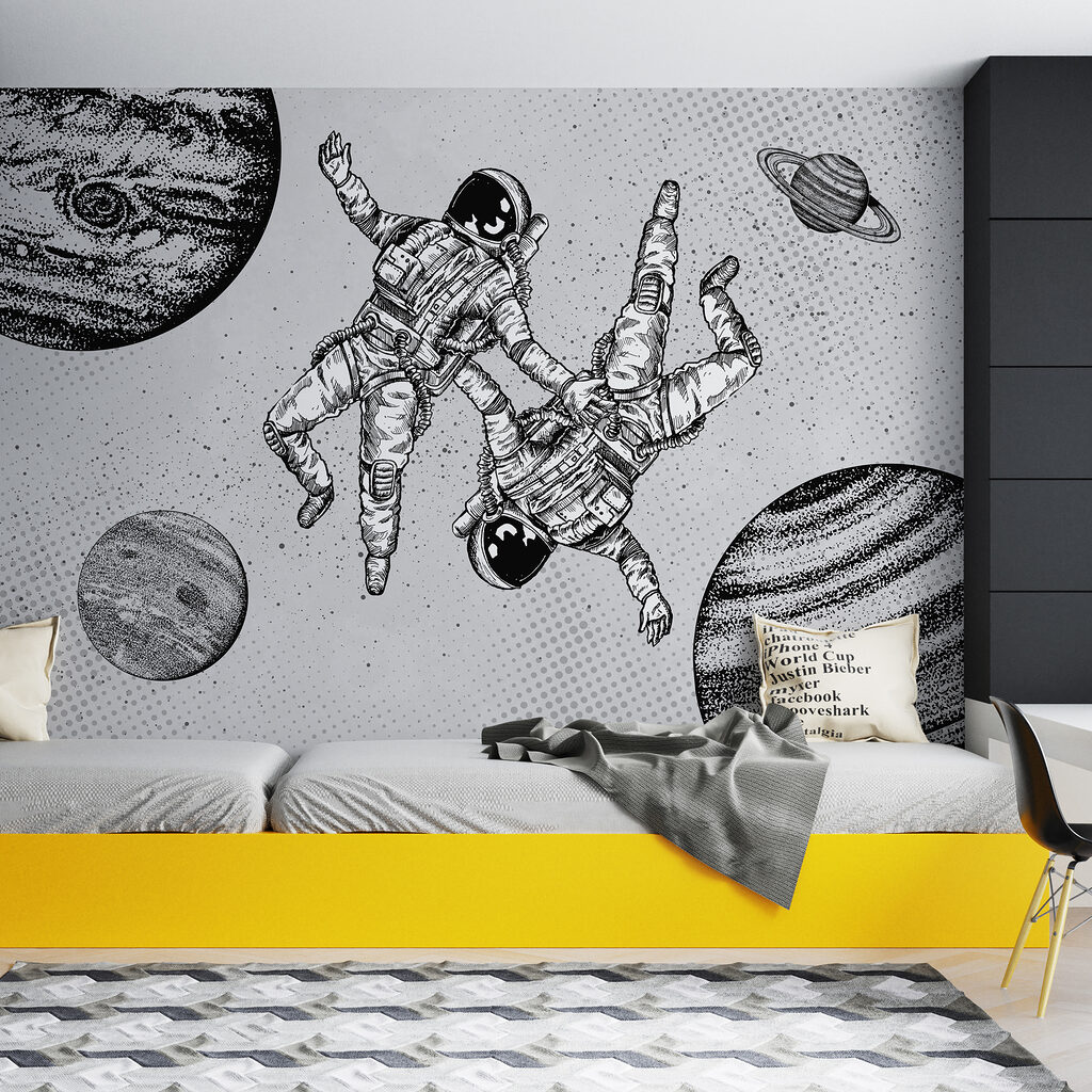 Zwei schwebende Astronauten — Interieur 2