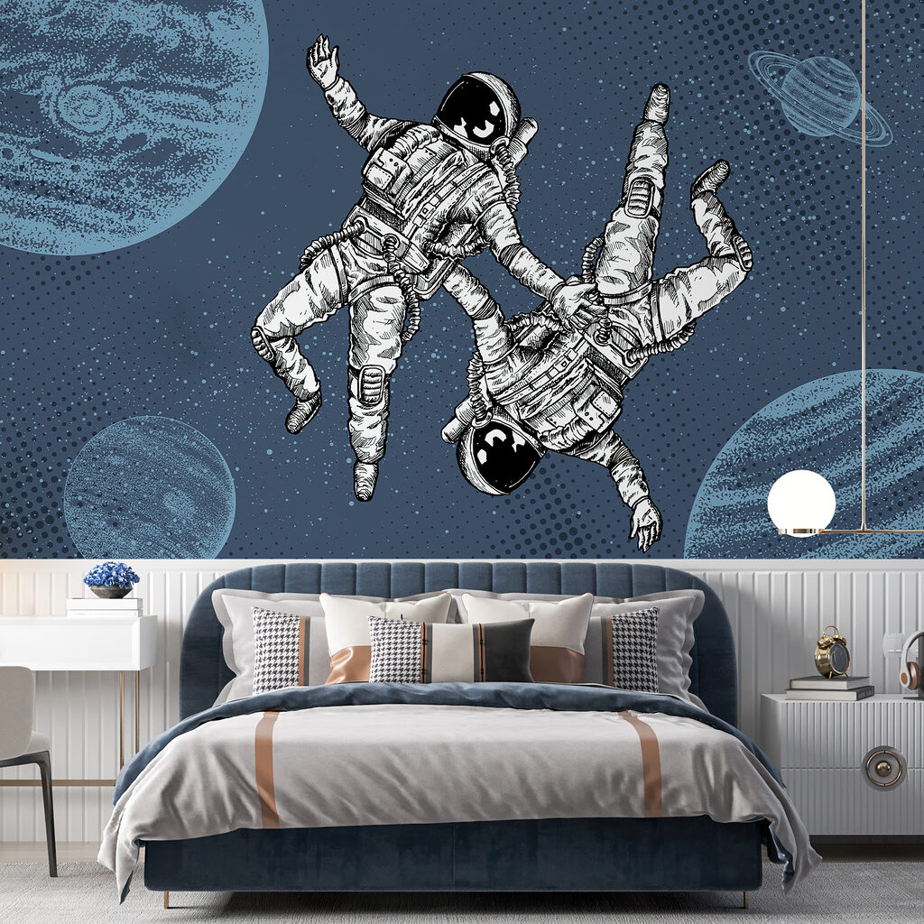 Zwei schwebende Astronauten — Interieur 2